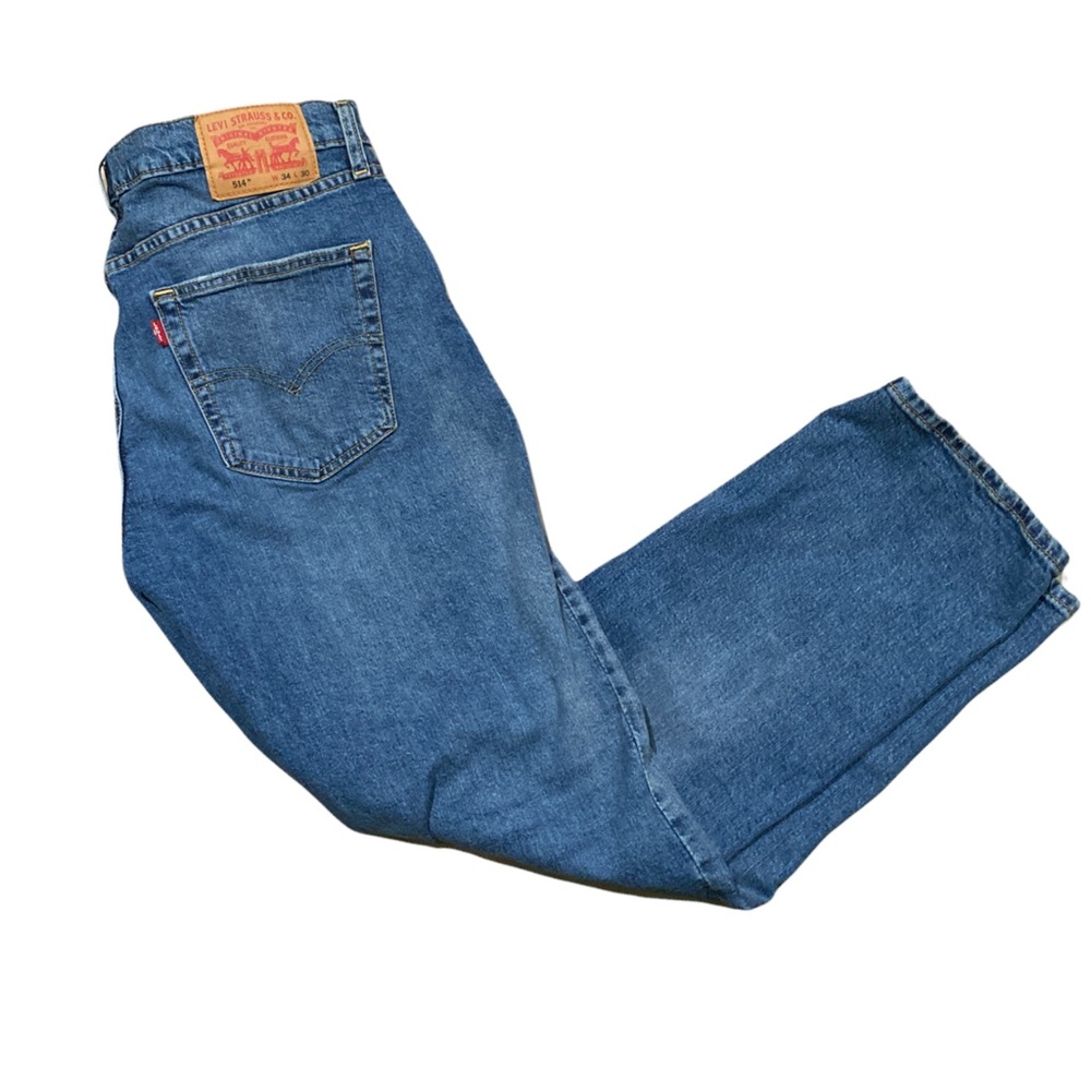 Men's Levis 514 Straight Fit Flex Jeans - Picture 8 of 11